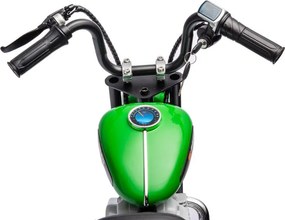 LEAN CARS Dobíjací motocykel A9902 36V zelený