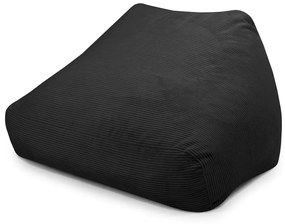Čierny menčestrový sedací vak Sofa Snug – SLOWDOWN