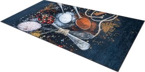 Protišmykový koberec / behúň ANDRE 9002 modrý / terakota