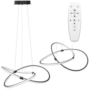 Toolight Toolight, LED závesné svietidlo APP1193-CP, čierna, OSW-40024