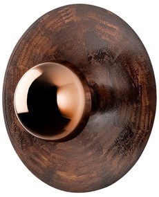 Nástenné svietidlo v medenej farbe ø 38 cm Kurt – Opviq lights