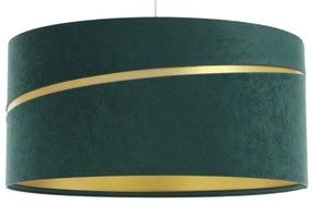 Luster na lanku SWING 1xE27/60W/230V zelená/zlatá