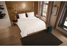 Krémové predĺžené obliečky na dvojlôžko z mikrovlákna 200x220 cm Pure Elegance – Good Morning