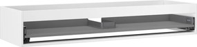 Mexen Box-A, závesná skrinka, 140 cm, 1 zásuvka, biela matná, 91AX0-1400-235-1-01