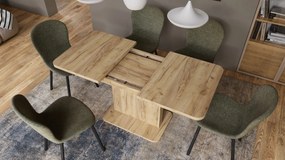 ASTON MINI-Z Dub Craft Zlatý - rozkladací stôl so zdvíhacou doskou