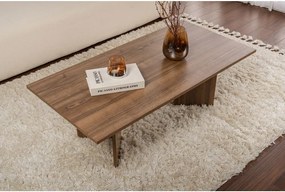 Tmavohnedý konferenčný stolík v dekore orecha 60x119 cm Sabin – Kalune Design