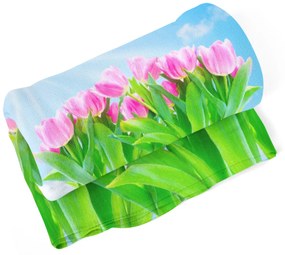 Sablio Deka Ružové Tulipány - 150x120 cm