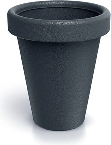 Plastový kvetináč ORIGINAL 39 cm antracitový matný
