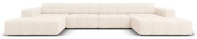 Krémová rohová pohovka (do "U") Chicago – Cosmopolitan Design