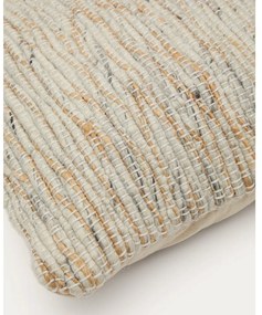 Obliečka na vankúš s prímesou vlny 45x45 cm Selise – Kave Home