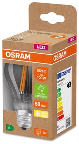 OSRAM LED žiarovka E27 A60 7,2W 1 521lm 3000K číra