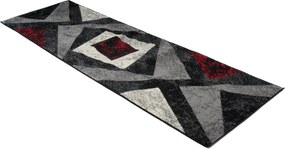 TA Koberec K855A ČIERNA LACNÁ PP CRM Rozmer: 70x150 cm