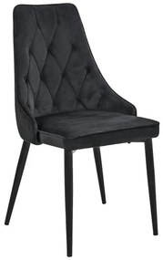 Jedálenská stolička SJ.054 čierna