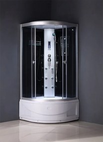BPS-koupelny Hydromasážny box WSH306AS 90, 90x90 so saunou