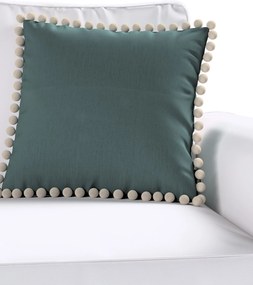 Viera s brmbolcami farba produktu zelená látka polopriehľadný, zapletaná