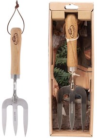 Esschert Design Záhradné mini vidly Garden, hnedá