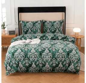 Mikroplyšové obliečky ORIENTINO zelené Rozmer obliečky: 70 x 80 cm | 140 x 200 cm