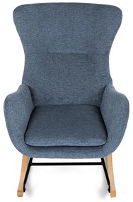 Hojdacie kreslo BLUE2, modrá