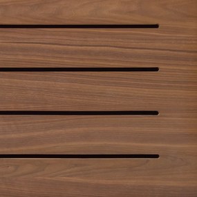 Komoda v dekore orechového dreva Kave Home Carolin