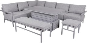 TAMPA hliníková súprava šedá