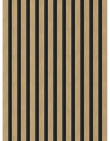 Mexen Lam-B, akustické stenové lamely 275 × 30 cm, HDF doska 4 mm, technická dyha, orech ľanový, S100-275307-3015-015