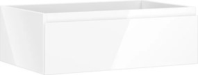 Mexen Orio, kúpeľňová skrinka 70 cm, 1 zásuvka, biela lesklá, 91A10-07023-1-BF00