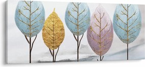 Obraz - Dizajnové stromy (120x50 cm)