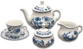 Thun čajová súprava Cibulák pre 6 osôb  17-dielná