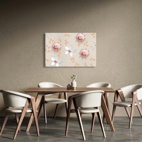 Obraz - Kvety ruží (90x60 cm)