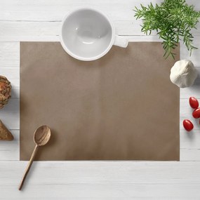 Biante Zamatové prestieranie na stôl Velvet Prémium SVP-034 Kávovo hnedé 30x40 cm