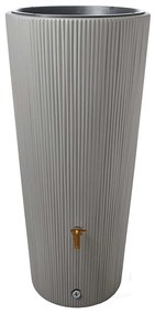 4rain Plastová nádrž na vodu Vaso 2 v 1, 220 l (zinkovosivá ) (100272773)