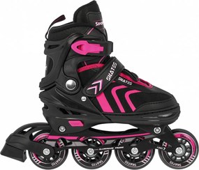 Ramiz Sada kolieskových korčúľ 4 v 1 Korčule pre deti Veľkosť 29-33 Ružová