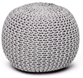 Sivý puf na sedenie loomi.design