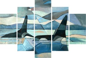Obraz - Kosatky (150x105 cm)