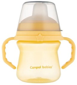 Canpol Babies Silikónový hrnček FirstCup 150ml, yellow
