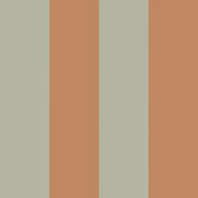 Tapeta pruhy zeleno hnedá 280×50 cm