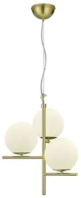 Závesné osvetlenie Trio Pure mosadz 302000308