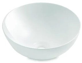 Bathco 4914 - Umývadlo na dosku DAKAR priemer 30 cm porcelán/biela