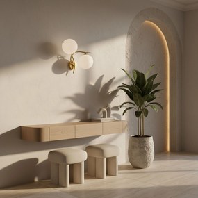 Toolight Toolight, nástenné svietidlo 2xG9, G132-2W, zlatá, OSW-02606