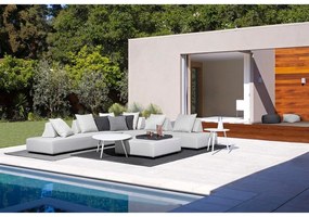 Hliníkový okrúhly záhradný stolík ø 50 cm Ridley – Bizzotto