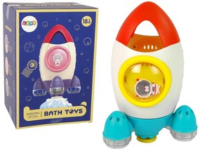Lean Toys Hračka do vody – žlto-modrá raketa