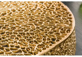 Konferenčný stôl 40285 80x80cm Aluminium Gold  - Komfort-nábytok