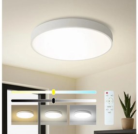 Brilagi - LED stmievateľné svietidlo POOL LED/60W/230V 3000-6000K priemer 60 cm biela + diaľkové ovládanie BRI351
