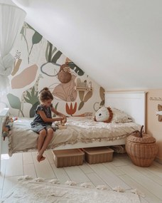 Ferm Living Prútený kôš s vekom Apple