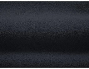 Tmavomodré kreslo z textílie buklé Chuck – Micadoni Home