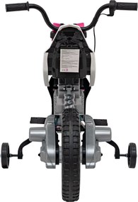 Ramiz Detská motorka na batérie PANTONE 361C Ružová + Audio panel + Pomalý štart + Kolesá EVA