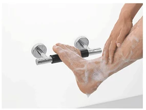 Hansgrohe Unica, opierka pod nohy Comfort, chrómová, HAN-26329000