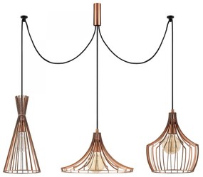 Stropné svietidlo Mezopotamya I meď