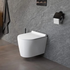 Lotosan LKW2217 MUSA NEW závesné WC PureRim + slim WC sedadlo 36 x 32,5 x 48 cm, biela