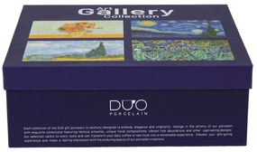 Porcelánový hrnček Van Gogh 350 ml sada 4ks